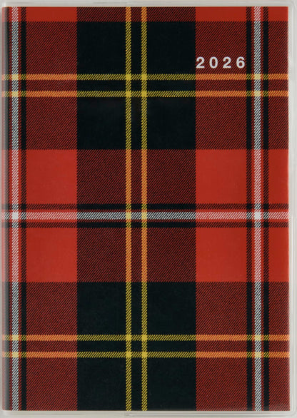 Takahashi Shoten 2026 Edition Planner &amp; Index Book with Check Patterns