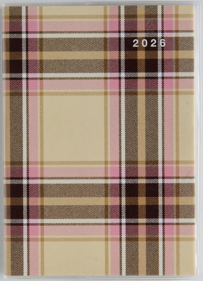 Takahashi Shoten 2026 Edition Planner &amp; Index Book with Check Patterns
