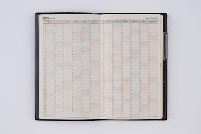Takahashi Shoten 2026 Weekly Planner Black A5 &amp; 5 Size Options
