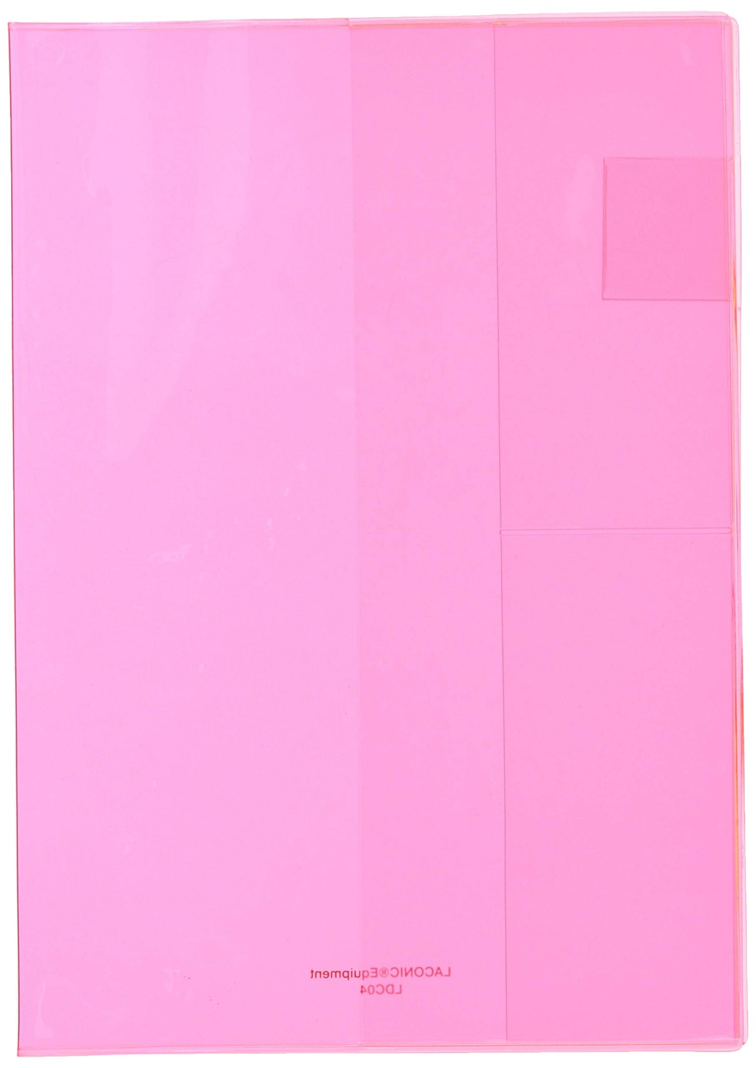 Laconic A5 Monthly Planner Cover in Pink, Clear &amp; Yellow Vinyl