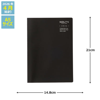 NOLTY A5 Block 2-Week Planner for Organized Scheduling