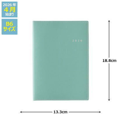 JMAM NOLTY 2026 B6 Monthly Planner with Sunday and Monday Start Options