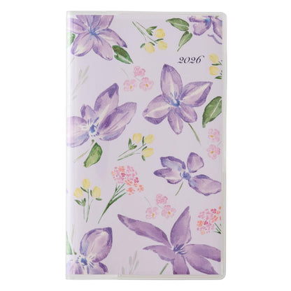 JMAM Nohara Monthly Planner 2026 Slim Design Sunday Start