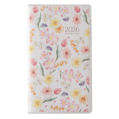 JMAM Nohara Monthly Planner 2026 Slim Design Sunday Start