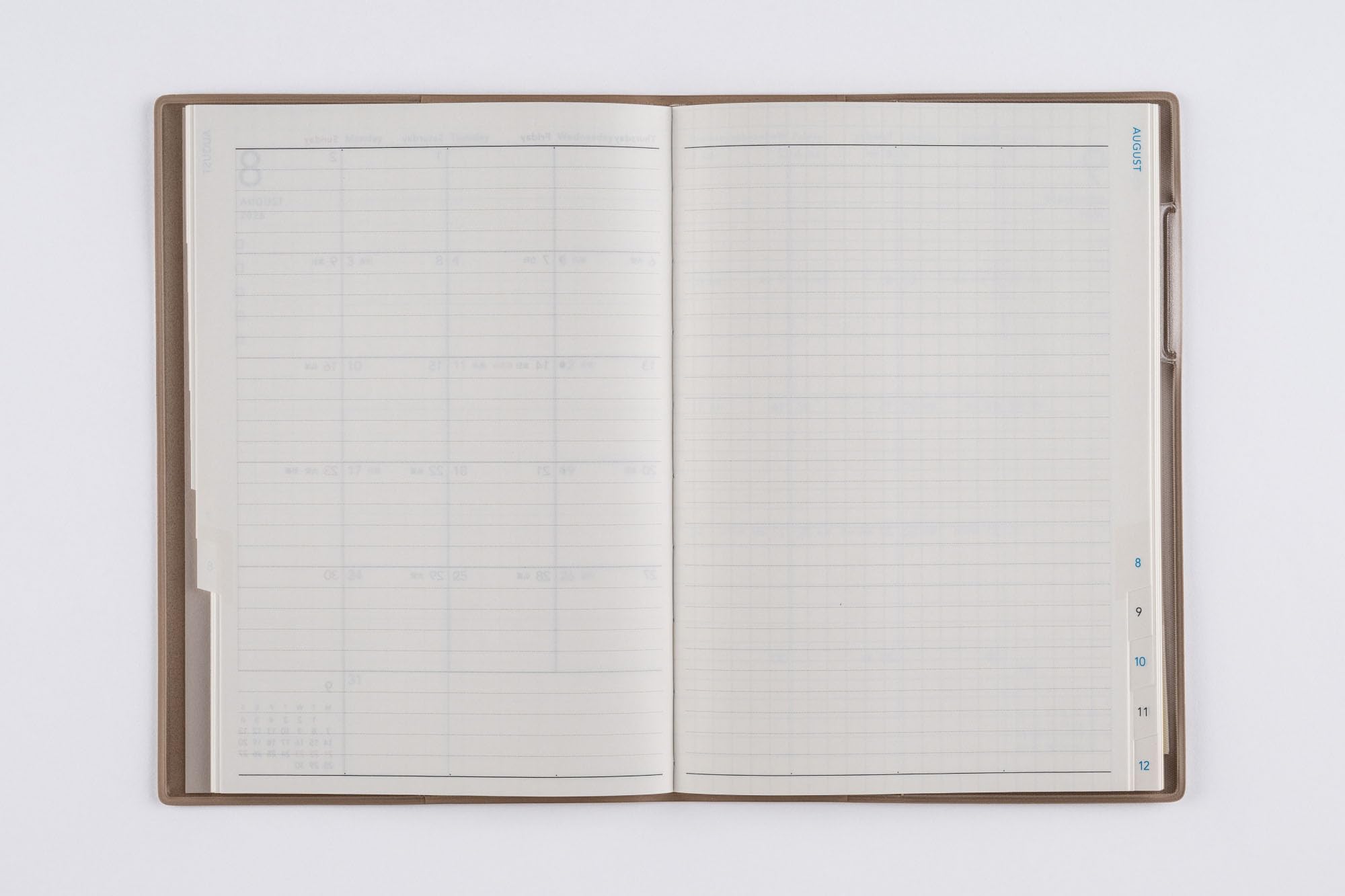 Takahashi Shoten 2026 B6 Monthly Planner with Various Start Days