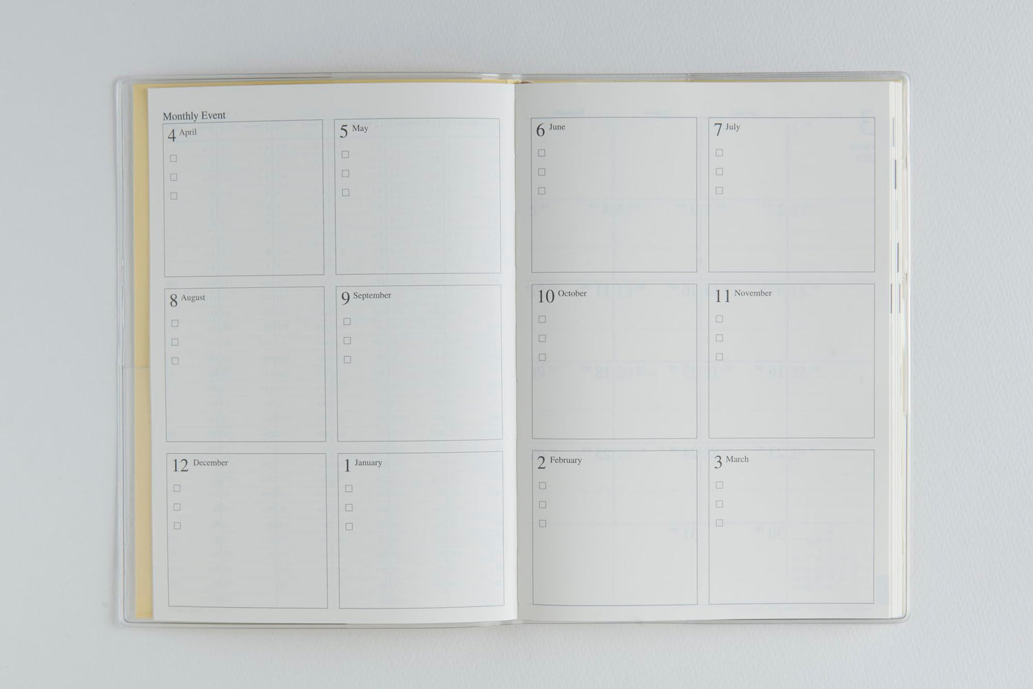 Takahashi Shoten 2026 Planner Weekly Block &amp; Vertical Layout