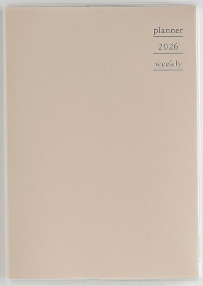 Takahashi Shoten 2026 Planner Weekly Block &amp; Vertical Layout