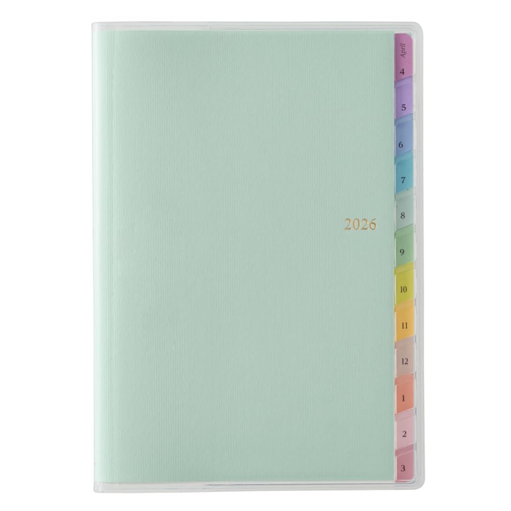 JMAM Nihon Noryoku Association Weekly B6-i Planner with Monthly &amp; Weekly Layouts