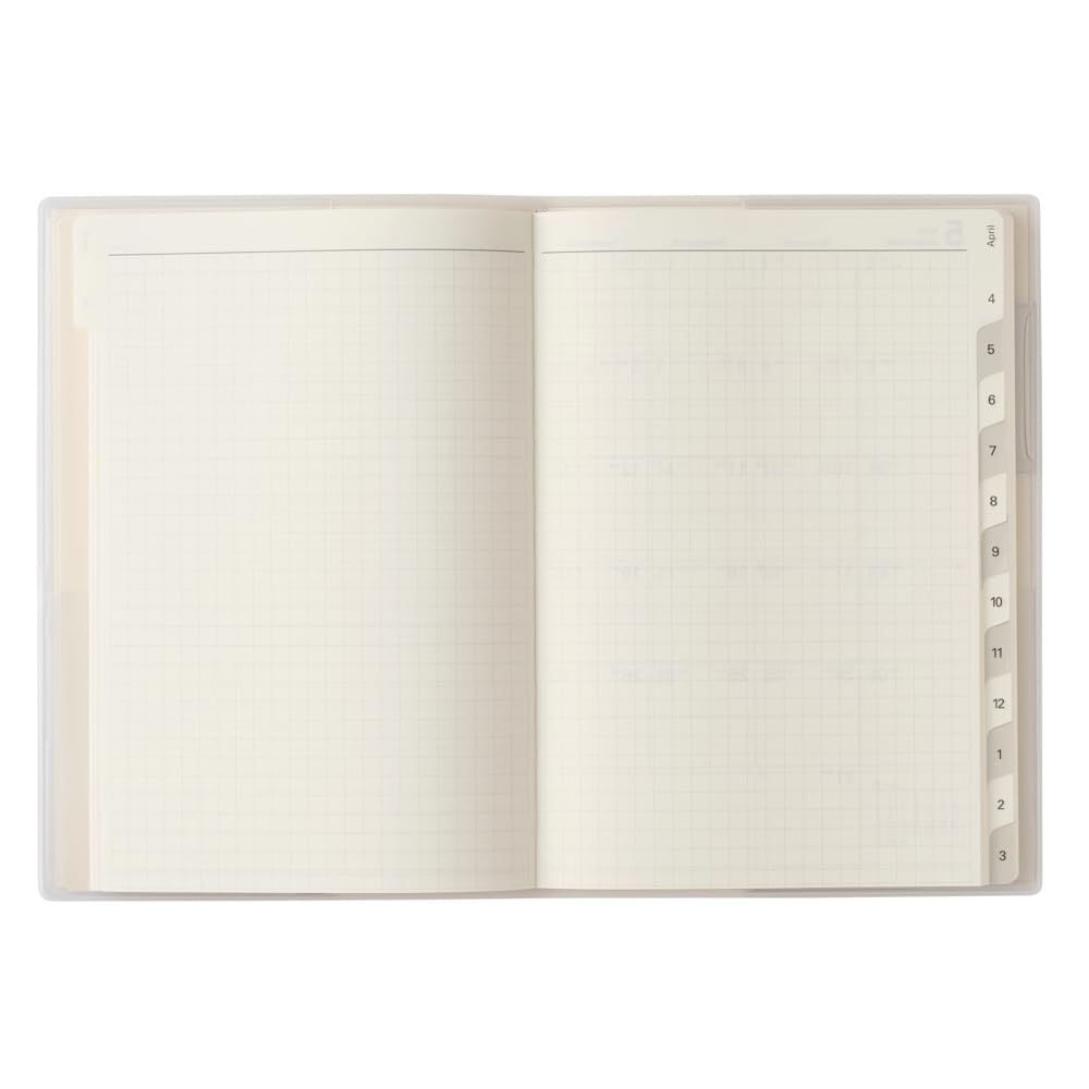 NOLTY 2026 B6 Monthly Planner with Sunday and Monday Start Options