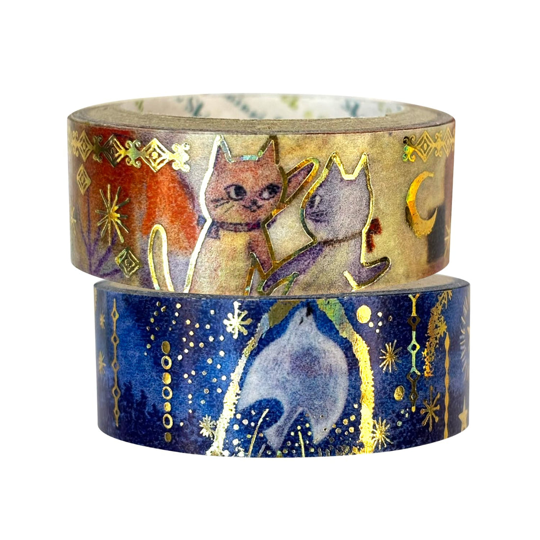 Shinzi Katoh Japanese Masking Tape Set with Foil &amp; Decorative Designs