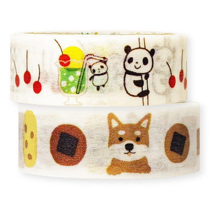 Shinzi Katoh Japanese Washi Masking Tape Set with Cute Designs