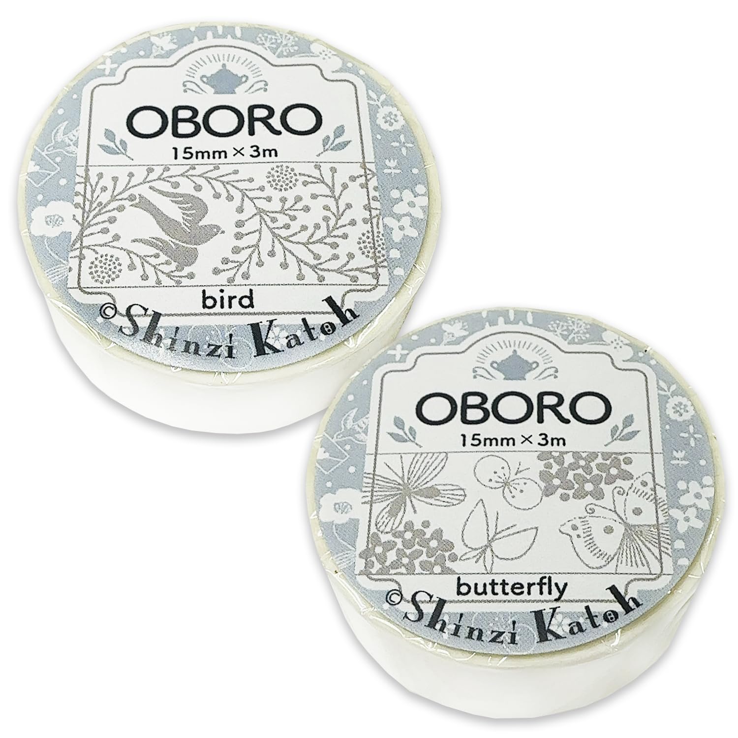 Shinzi Katoh Masking Tape Set with Unique Designs 3m Roll