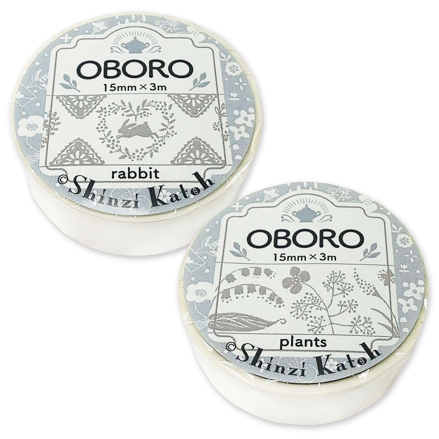 Shinzi Katoh Masking Tape Set with Unique Designs 3m Roll