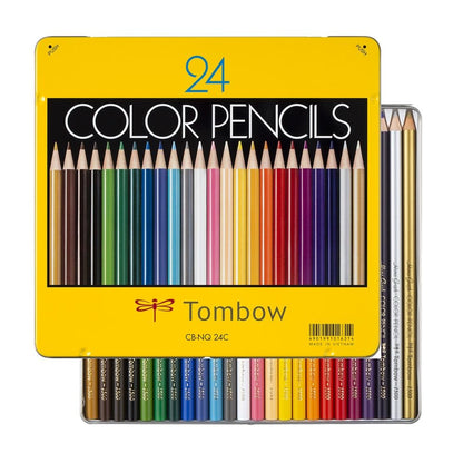 Tombow Colored Pencils Set of 12 &amp; 24 with Vibrant Color Quality