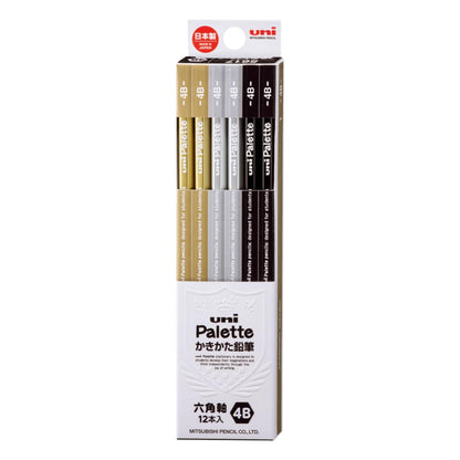 Mitsubishi Pencil Uni Palette Writing Pencil 12 Pack 2B &amp; 4B