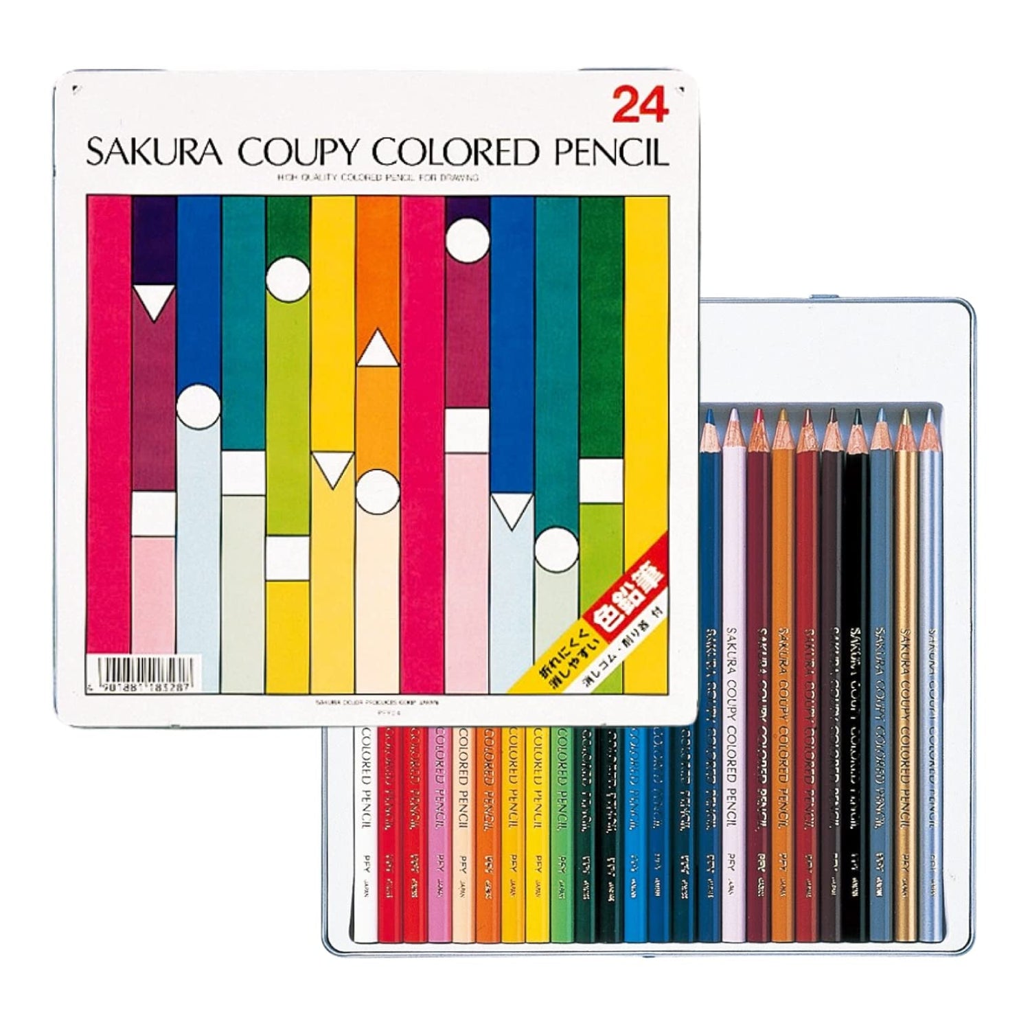 CRAY-PAS Color Pencils Set 12, 18, &amp; 24 Colors for Creative Art Projects