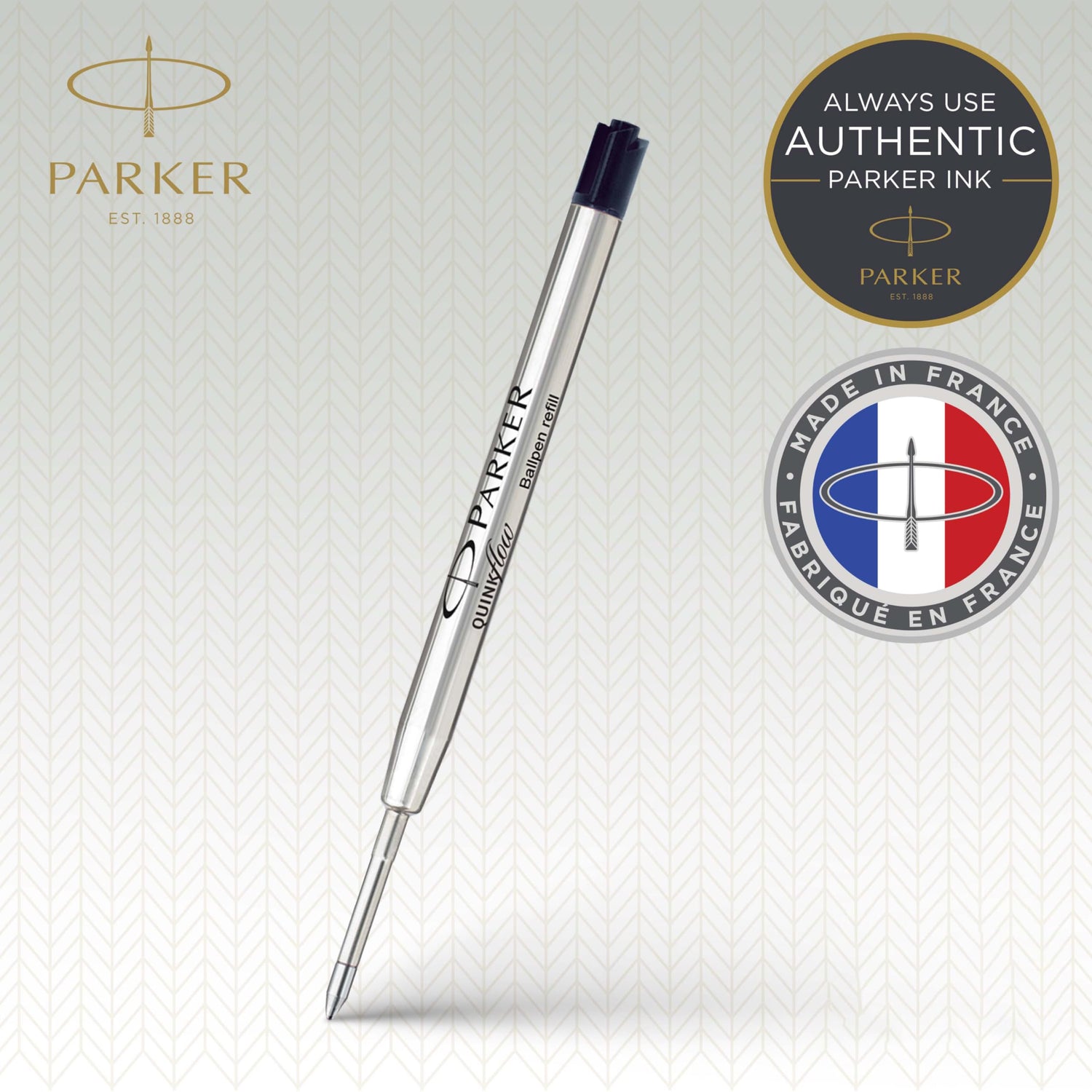 PARKER Ballpoint Pen Refill Black &amp; Blue Variants 0.55mm to 1.2mm