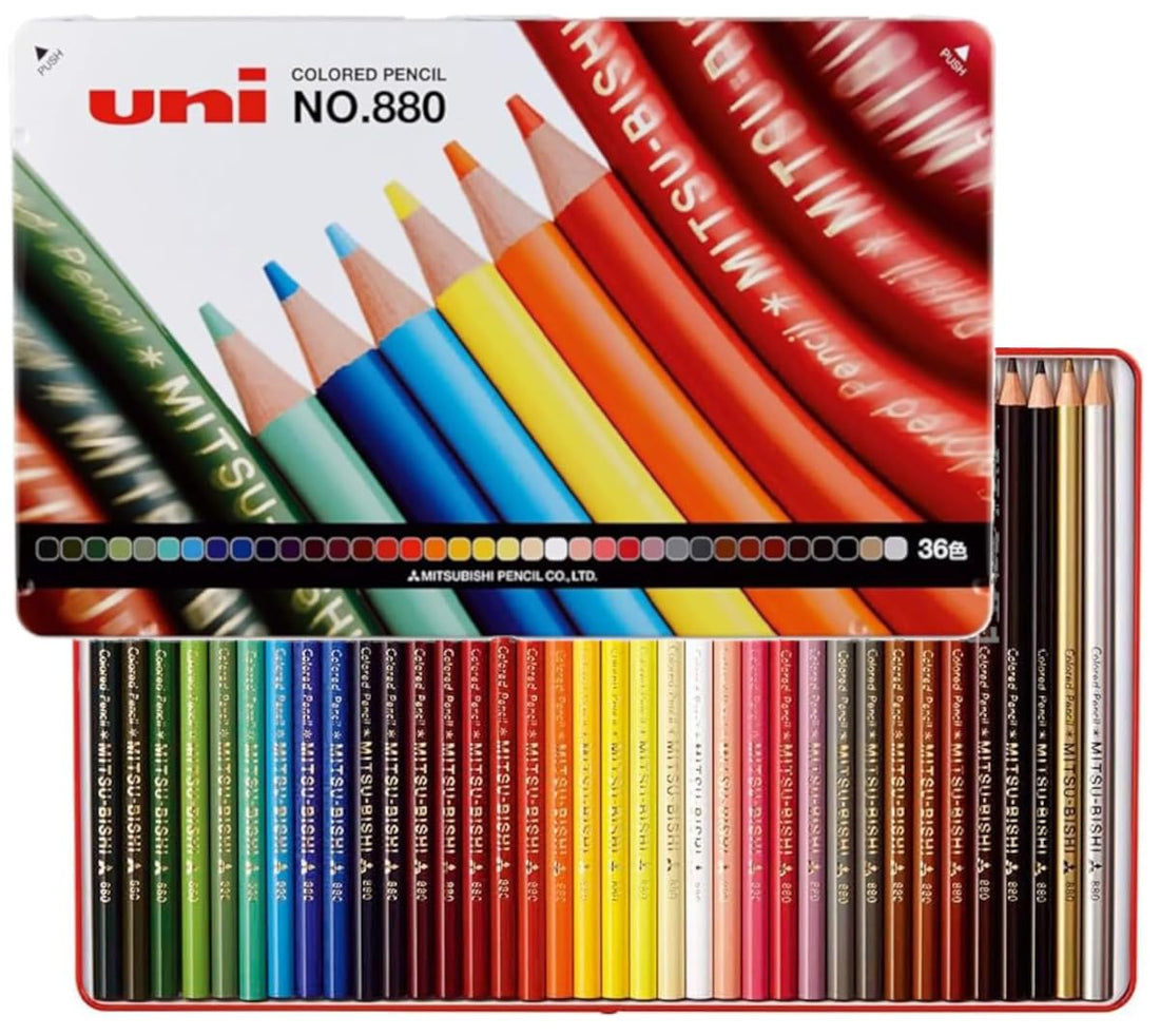 Mitsubishi Pencil Colored Pencils 12 &amp; 36 Colors for Students
