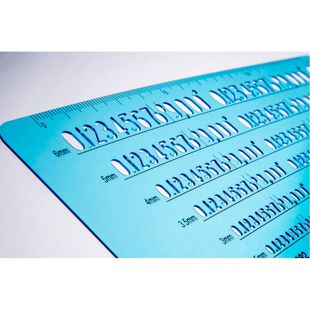 STAEDTLER Template Number Ruler &amp; Ruler for 0.5mm Mechanical Pencils