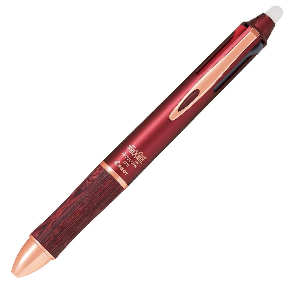 PILOT Friction Ballpoint Pen &amp; Multi-Color Ballpoint Pen 0.5mm Wood Finish
