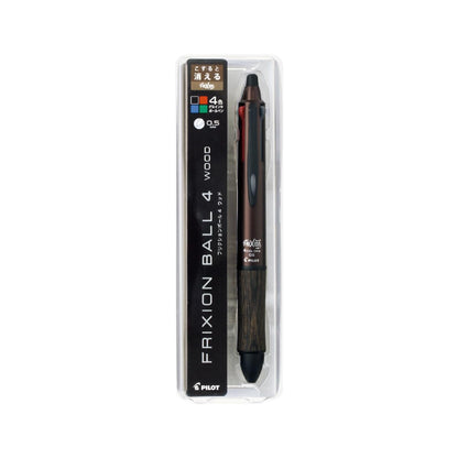 PILOT Friction Ballpoint Pen &amp; Multi-Color Ballpoint Pen 0.5mm Wood Finish