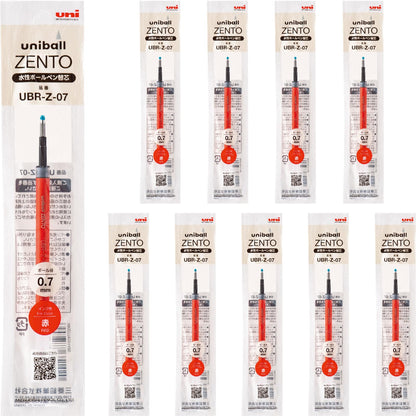 Mitsubishi Pencil Uniball ZENTO 0.7mm Ballpoint Pen Refills 10-Pack