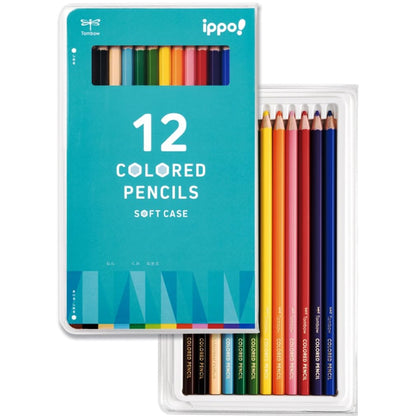 Tombow Colored Pencils Set of 12 in Slim Soft Case
