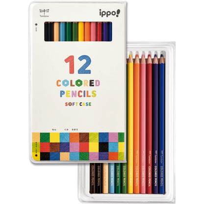 Tombow Colored Pencils Set of 12 in Slim Soft Case