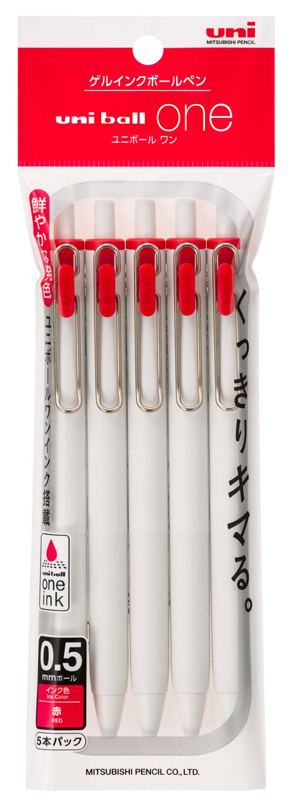 Mitsubishi Pencil Uni-ball One Gel Pen &amp; Ballpoint Pen 0.38mm &amp; 0.5mm