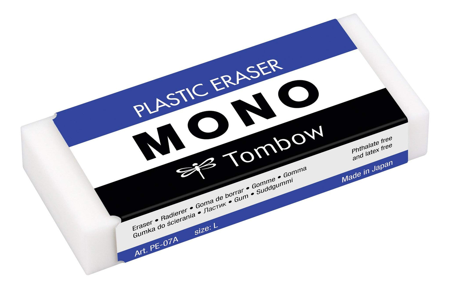 Tombow Mono PE Eraser for Clean Erasing &amp; Precise Correction