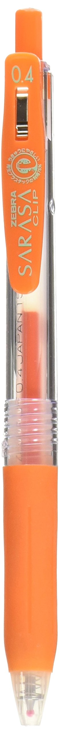 Zebra Sarasa Clip 0.4mm Gel Pen in Multiple Colors