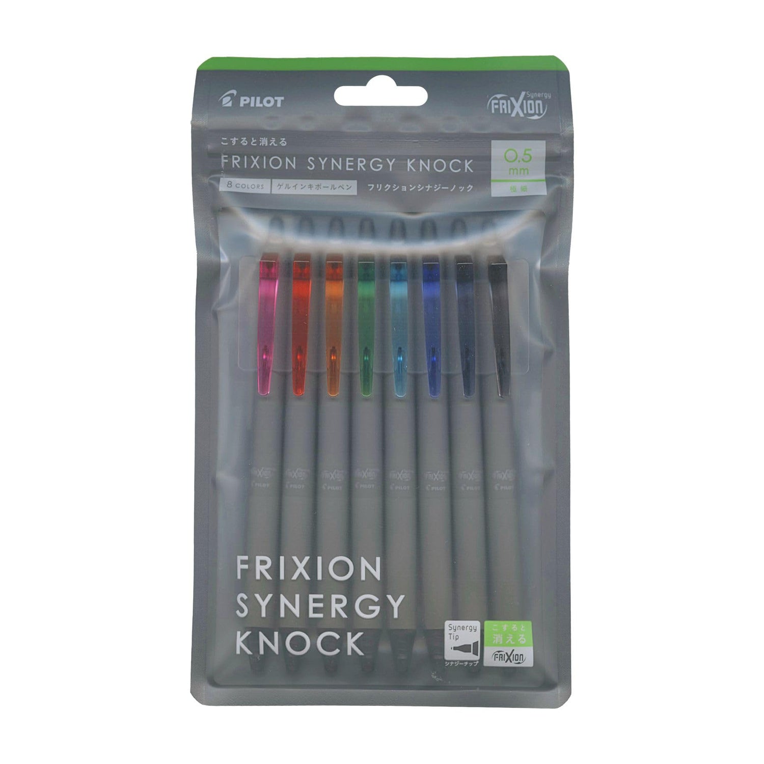 PILOT Friction Synergy Knock Ballpoint Pen Set 0.3mm 0.4mm 0.5mm