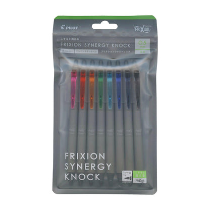 PILOT Friction Synergy Knock Ballpoint Pen Set 0.3mm 0.4mm 0.5mm
