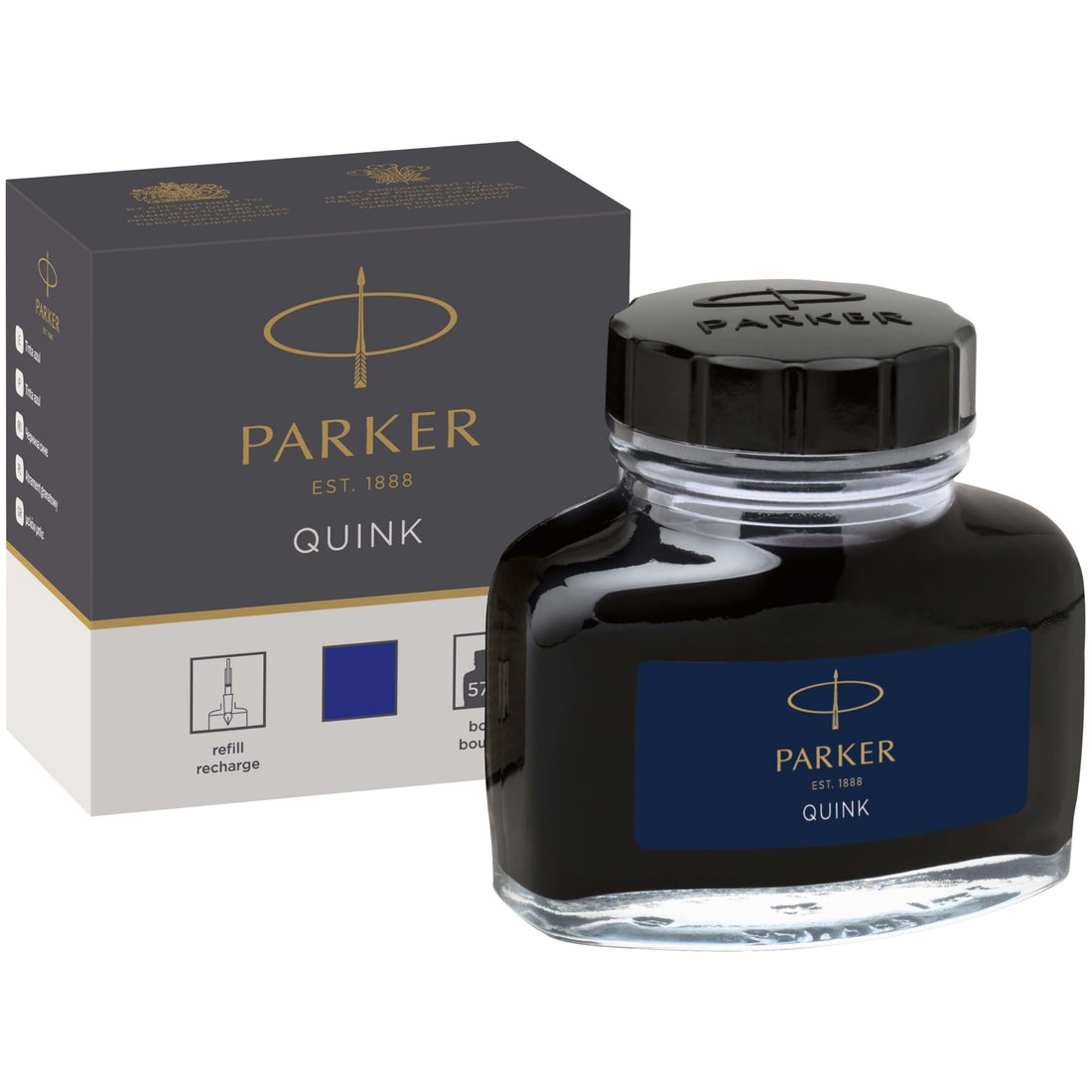 PARKER Quink Ink Bottles &amp; Fountain Pen Cartridges