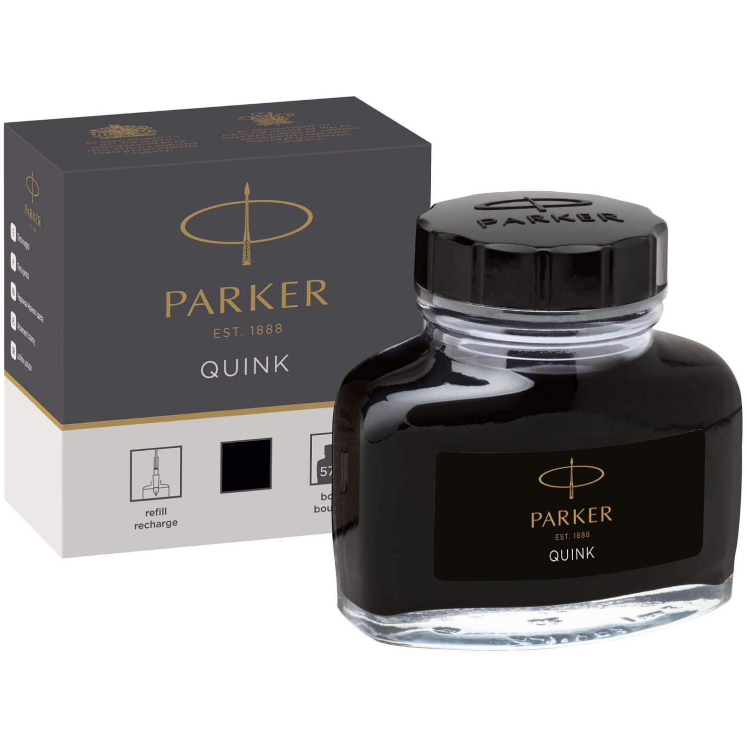 PARKER Quink Ink Bottles &amp; Fountain Pen Cartridges