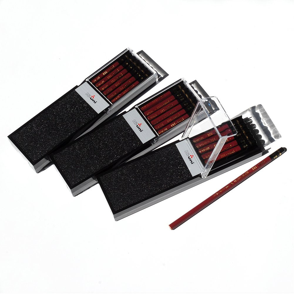 uni High Uni Pencil Set for Precise Drawing &amp; Smooth Writing