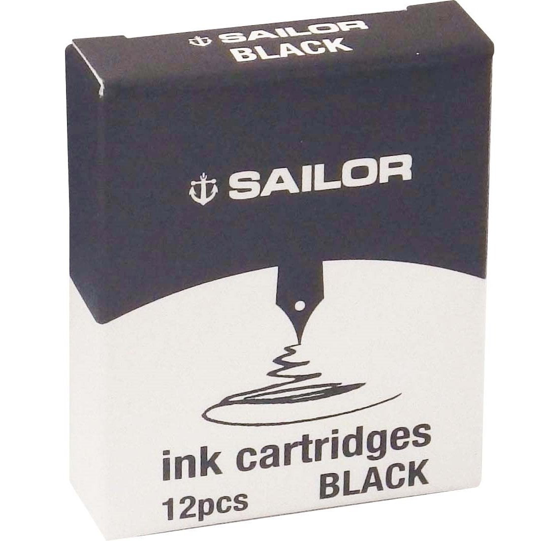 Sailor Fountain Pen Ink Cartridges Black Blue Red