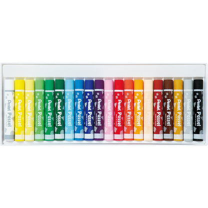 Pentel Crayon Pas Pasel Set with 16 &amp; 20 Color Options
