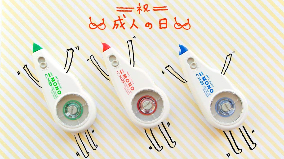 Tombow Correction Tape Cartridge for MONO CX 4.2mm, 5mm &amp; 6mm Refills
