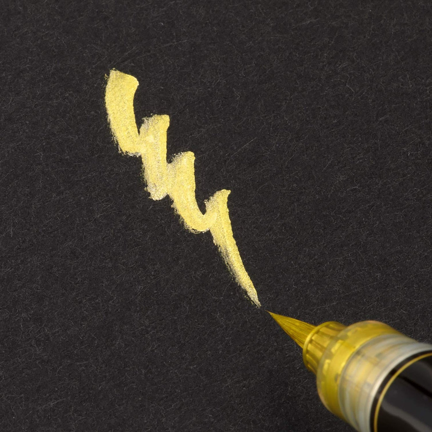 Pentel Brush Pen Gold &amp; Silver Tip for Calligraphy and Drawing