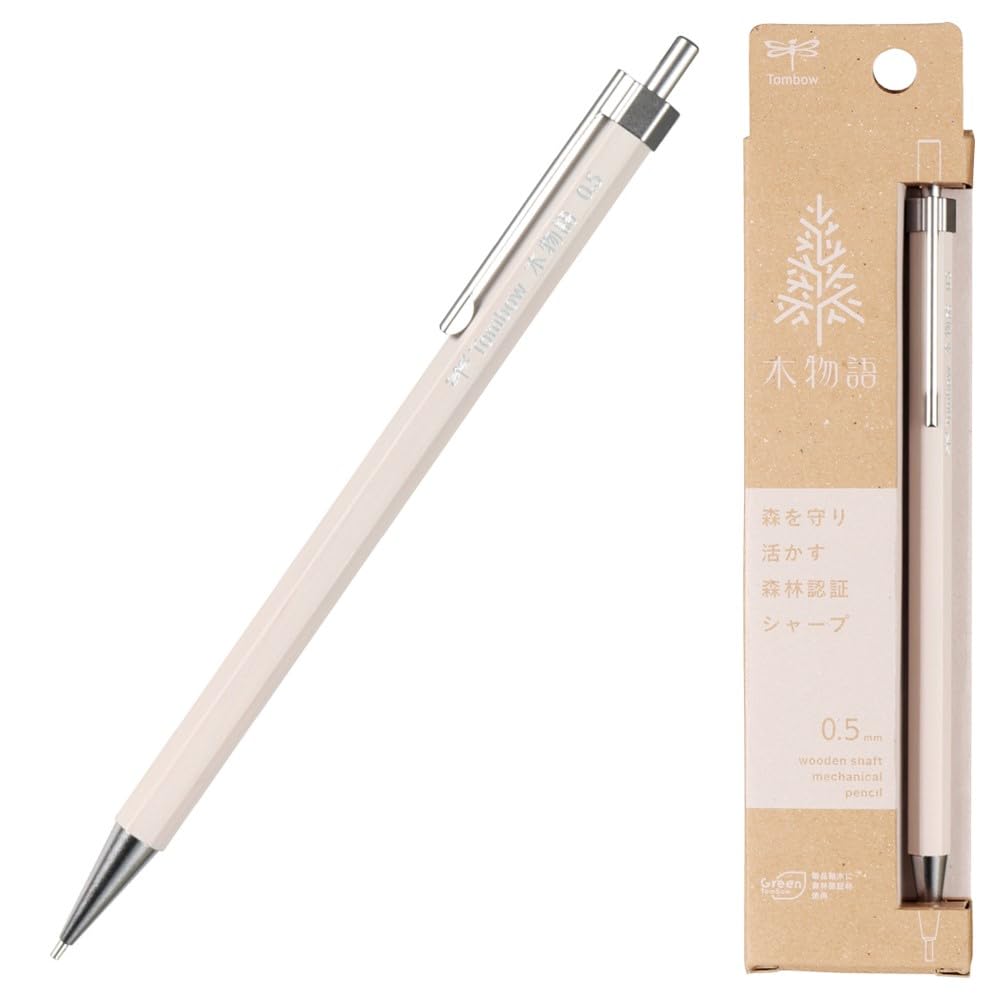 Tombow Mechanical Pencil Wood Series &amp; Story 0.5mm