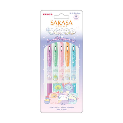 ZEBRA Sarasa Clip Gel Pen &amp; Gel Ink Ballpoint Pen Set 0.5mm Sumikko Gurashi Limited Edition