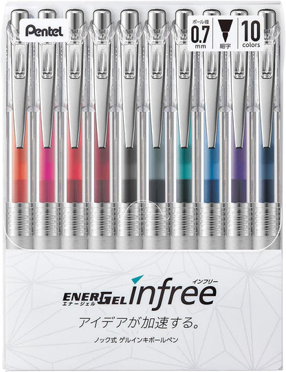 Pentel EnerGel Gel Pen 0.4mm, 0.5mm &amp; 0.7mm Options