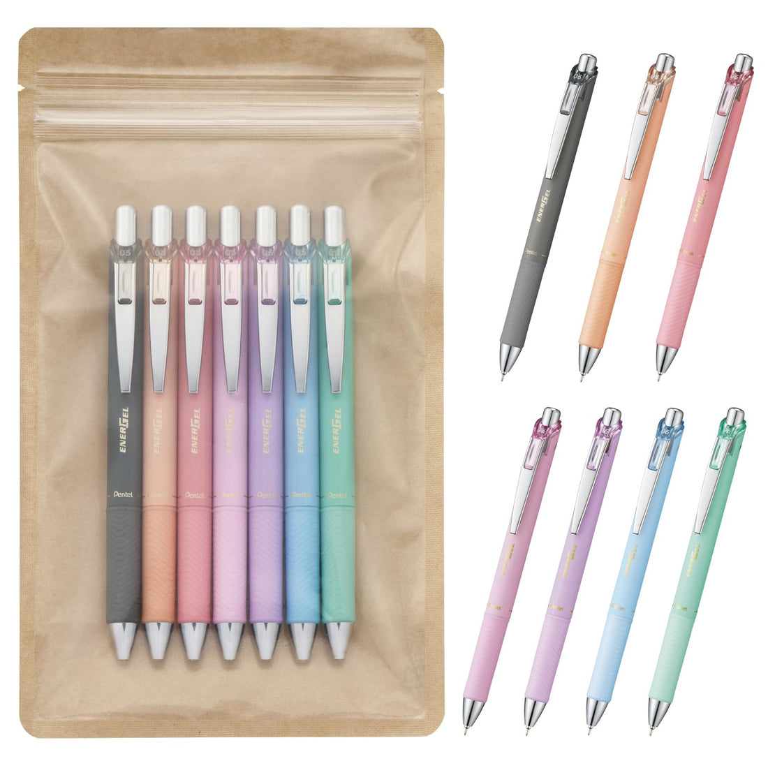 Pentel EnerGel CohaLe &amp; CohaRe Gel Ink Ballpoint Pen Set 0.5mm
