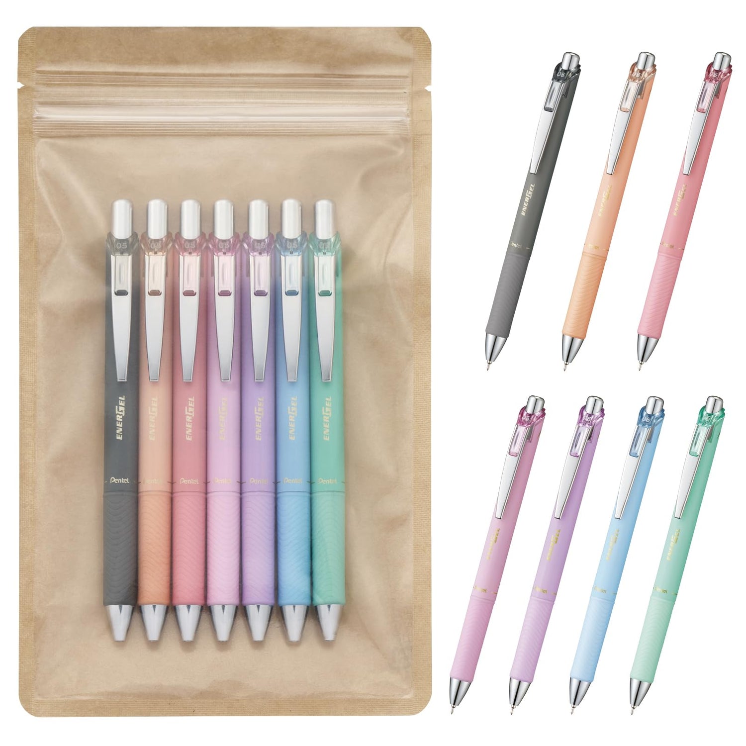 Pentel EnerGel CohaLe &amp; CohaRe Gel Ink Ballpoint Pen Set 0.5mm