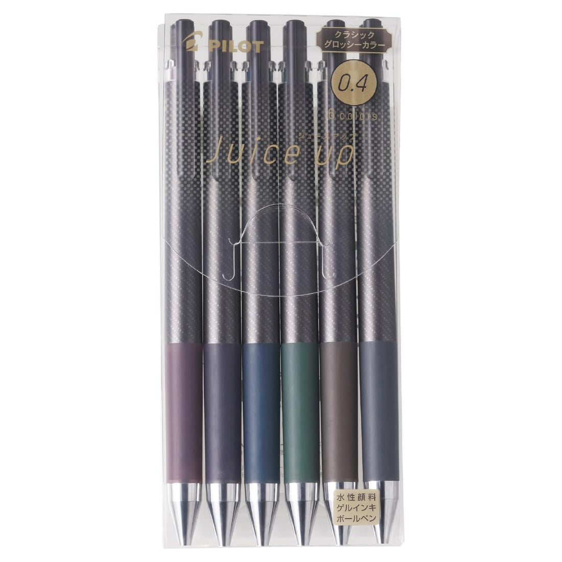 PILOT Juice Up Gel Ballpoint Pen 0.4mm &amp; 0.5mm Set of 6