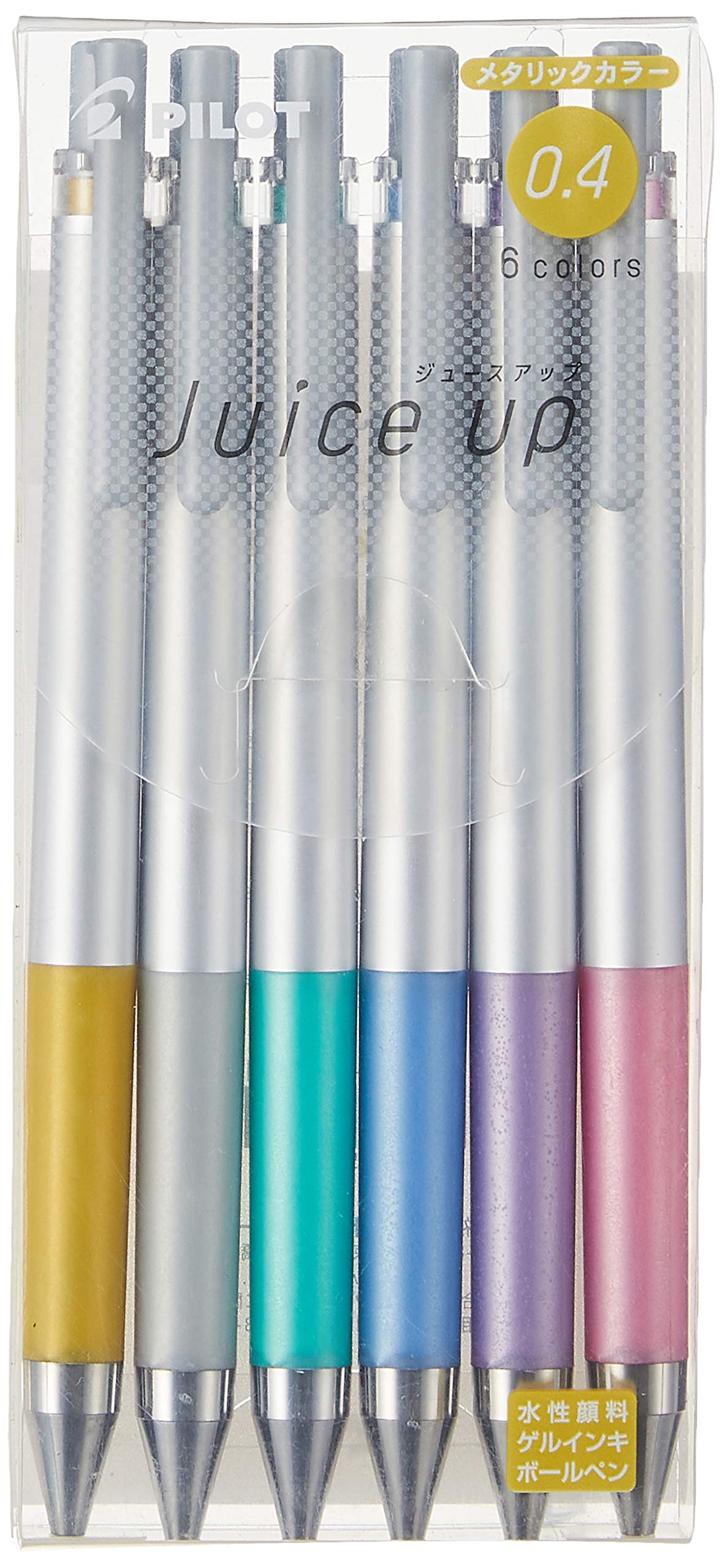 PILOT Juice Up Gel Ballpoint Pen 0.4mm &amp; 0.5mm Set of 6