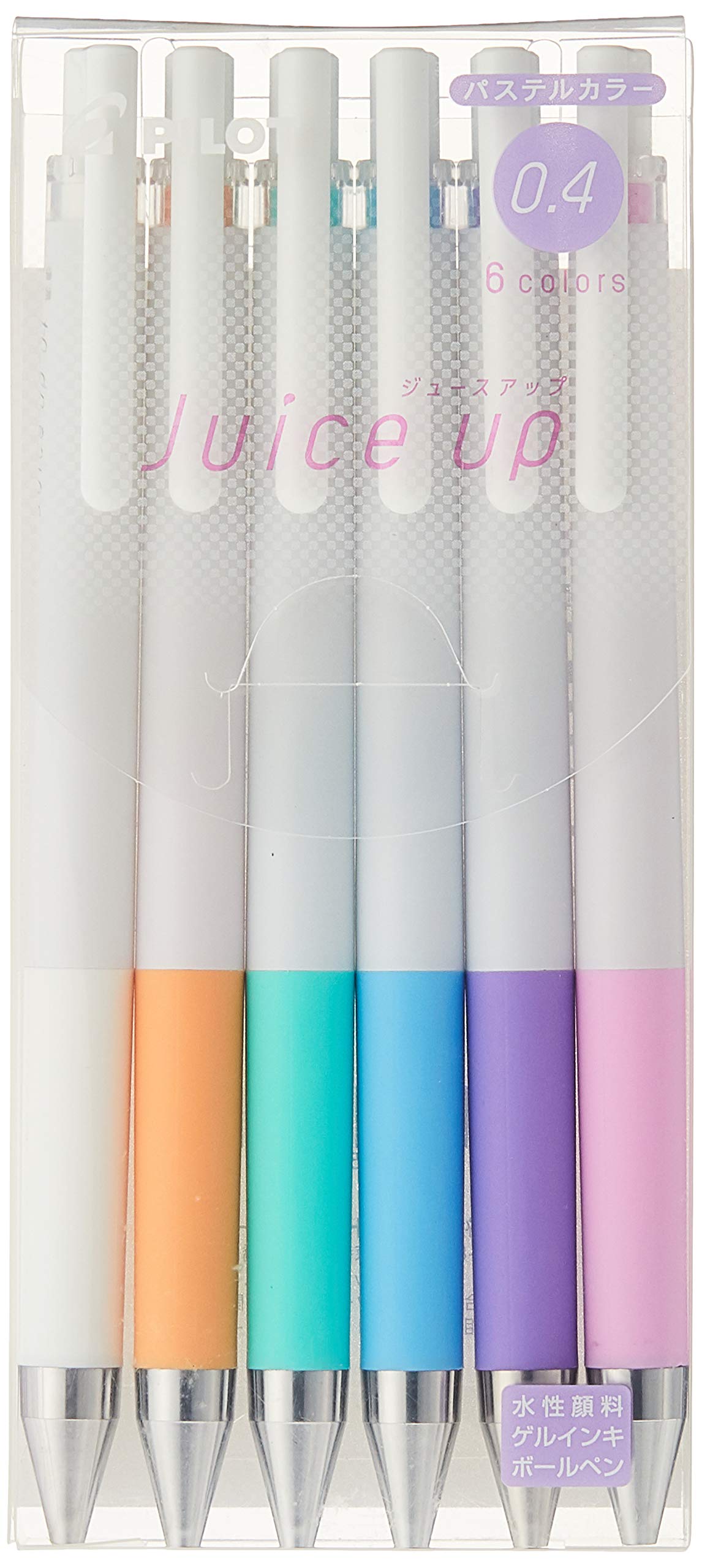 PILOT Juice Up Gel Ballpoint Pen 0.4mm &amp; 0.5mm Set of 6