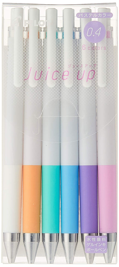 PILOT Juice Up Gel Ballpoint Pen 0.4mm &amp; 0.5mm Set of 6