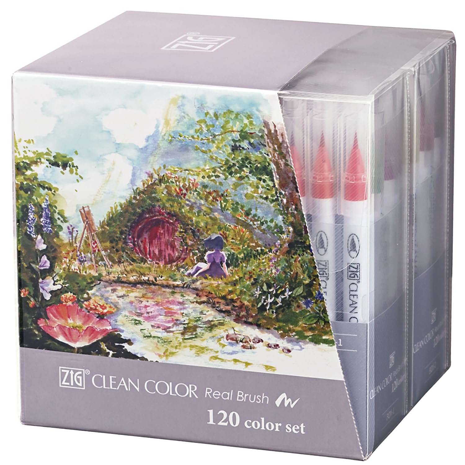 Kuretake ZIG Clean Color Real Brush Markers &amp; Pens Set